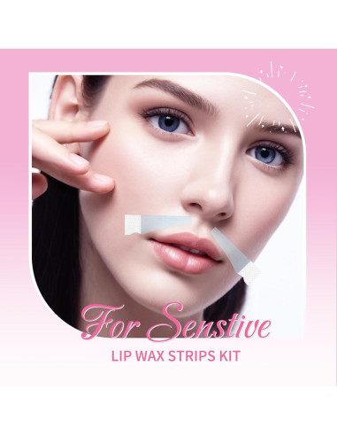 Cintas de Cera Facial Beauty7 para Piel Sensible 20 pcs