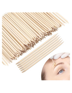 Palitos de Cera de Madera Demissle 400 Piezas para Cejas