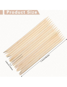 Palitos de Cera de Madera Demissle 400 Piezas para Cejas 2