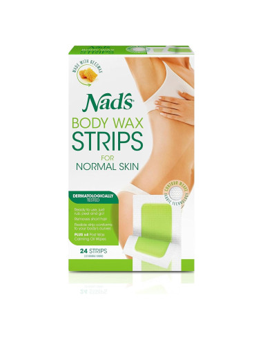 Tiras de Depilación Nad's 24 Unidades Contour Weave