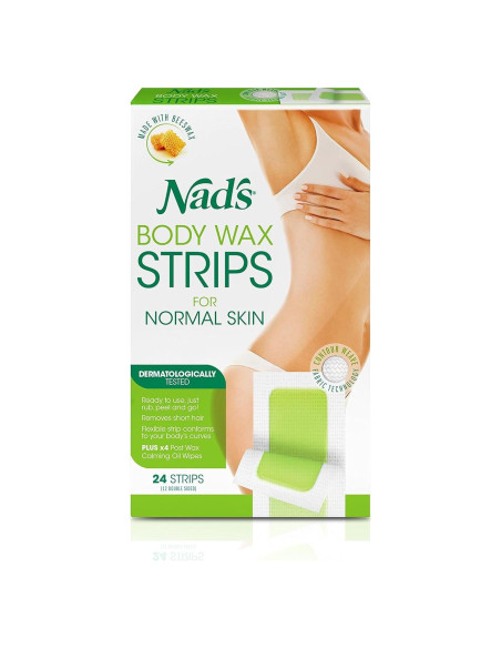 Tiras de Depilación Nad's 24 Unidades Contour Weave
