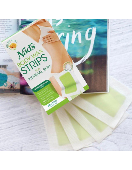 Tiras de Depilación Nad's 24 Unidades Contour Weave