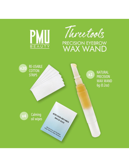 Kit de Cera para Cejas PMUBEAUTY - Depilación Facial en Casa