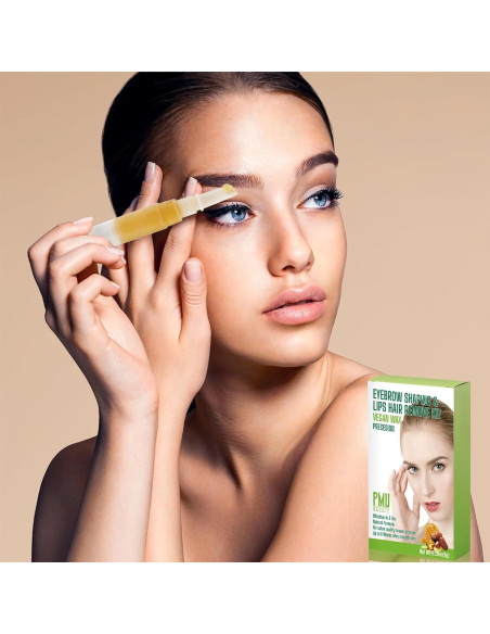 Kit de Cera para Cejas PMUBEAUTY - Depilación Facial en Casa