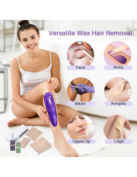 Kit de Depilación con Cera Dura BLITZWAX 120 Piezas