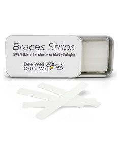 Cera Ortodóntica Natural Bee Well para Brackets - 24 Tiras