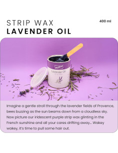 Cera Depileve en Tiras de Lavanda para Piel Sensible 400g 2