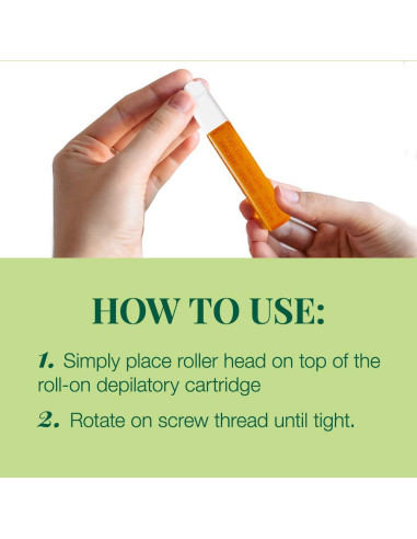 Cabezas de Rodillo de Cera Clean + Easy - Paquete de 3 Finas