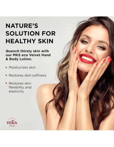 Loción para Manos y Cuerpo MKS Eco Velvet 300ml - Vegana