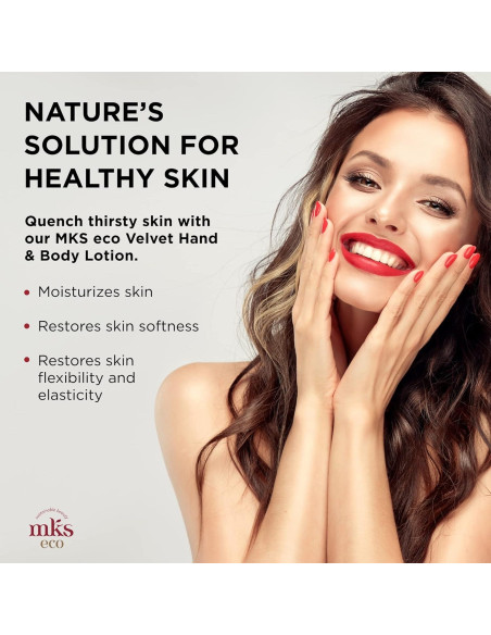 Loción para Manos y Cuerpo MKS Eco Velvet 300ml - Vegana
