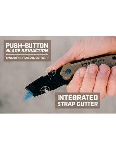 Cuchillo Utility Plegable Spec Ops con 3 Cuchillas Extra 2