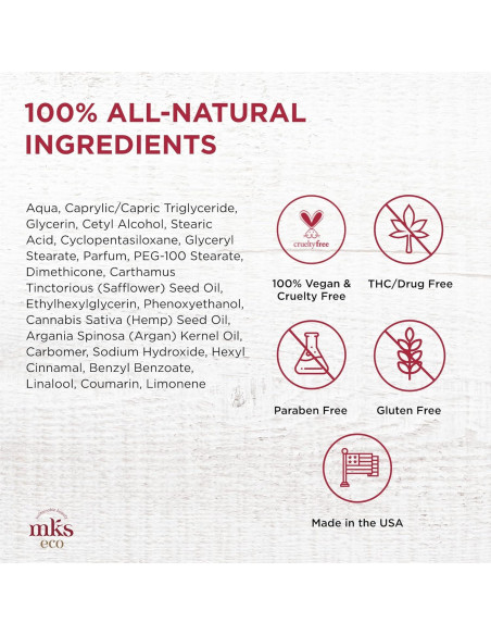 Loción para Manos y Cuerpo MKS Eco Velvet 300ml - Vegana