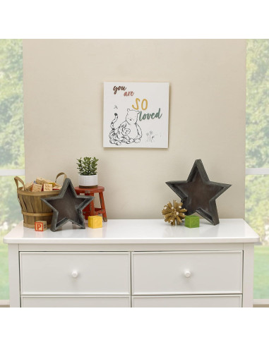 Decoración de Pared Madera Winnie the Pooh y Tigger 35.56cm