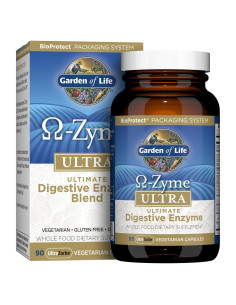 Omega-Zyme Ultra 21 Enzimas Digestivas Jardín de la Vida 90 Cápsulas