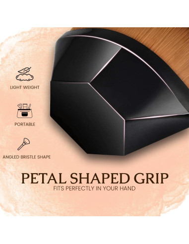 Brocha de Maquillaje Kabuki Soutakamechi - Punta Plana, Cerdas Suaves