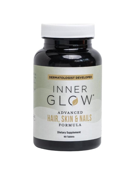 Suplemento Vitaminas para Cabello Piel Uñas Inner Glow 90 Tabletas