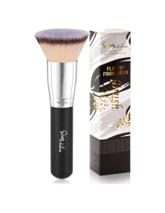 Brocha de Fundación Kabuki START MAKERS Negra 15,24 cm