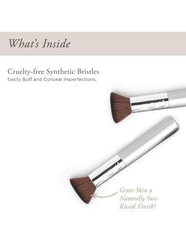 Brocha de Maquillaje Chisel PÚR Beauty Sintética 18.8 cm