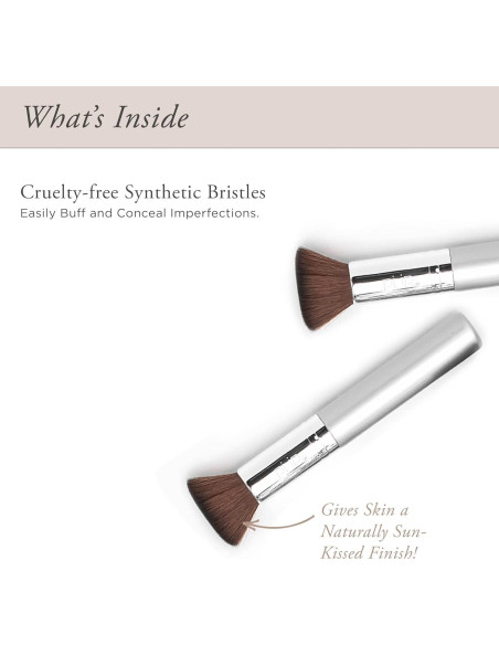 Brocha de Maquillaje Chisel PÚR Beauty Sintética 18.8 cm