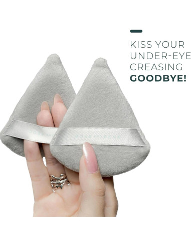 Puf de Maquillaje Rose y Ben - Juego de 2 Pufs para Ojos