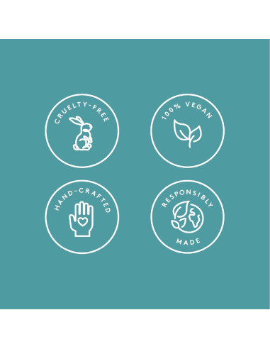 Puf de Maquillaje Rose y Ben - Juego de 2 Pufs para Ojos