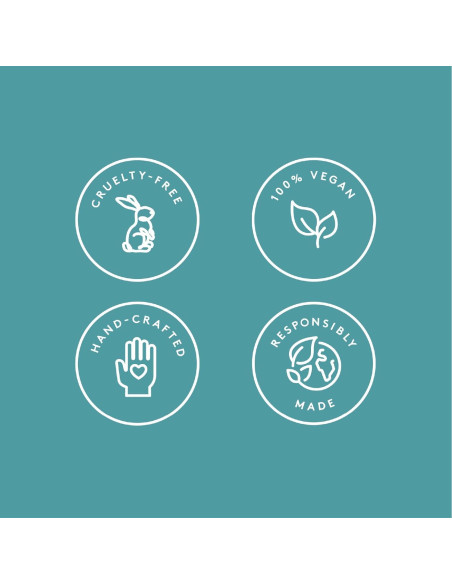 Puf de Maquillaje Rose y Ben - Juego de 2 Pufs para Ojos