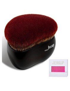 Brocha Kabuki Grande Jessup SF001 para Maquillaje Negro