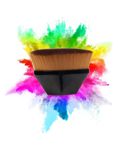 BEAHOT Brocha de Maquillaje Kabuki 4 Piezas con Estuche