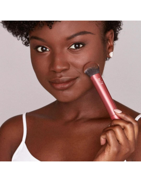 Brocha de Maquillaje para Base Real Techniques Naranja 4 Pzas