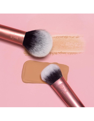 Brocha de Maquillaje para Base Real Techniques Naranja 4 Pzas