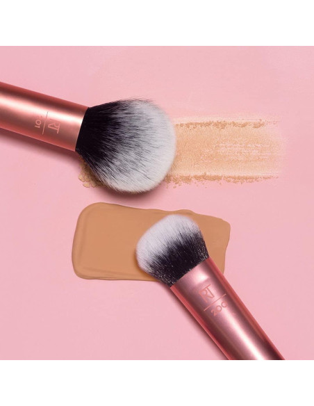 Brocha de Maquillaje para Base Real Techniques Naranja 4 Pzas