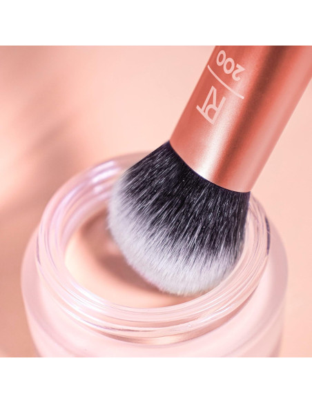 Brocha de Maquillaje para Base Real Techniques Naranja 4 Pzas