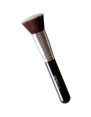 Brocha Kabuki Mypreface Punta Plana Negra 16x3.8cm