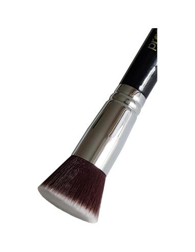 Brocha Kabuki Mypreface Punta Plana Negra 16x3.8cm