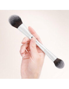 Brocha de Maquillaje Kabuki Doble Cara Kingmas 22,1 cm 2