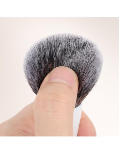 Brocha de Maquillaje Kabuki Doble Cara Kingmas 22,1 cm