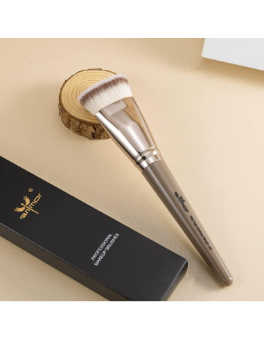 Brocha de Contorno Anmor Plana Profesional para Maquillaje