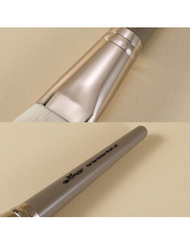 Brocha de Contorno Anmor Plana Profesional para Maquillaje