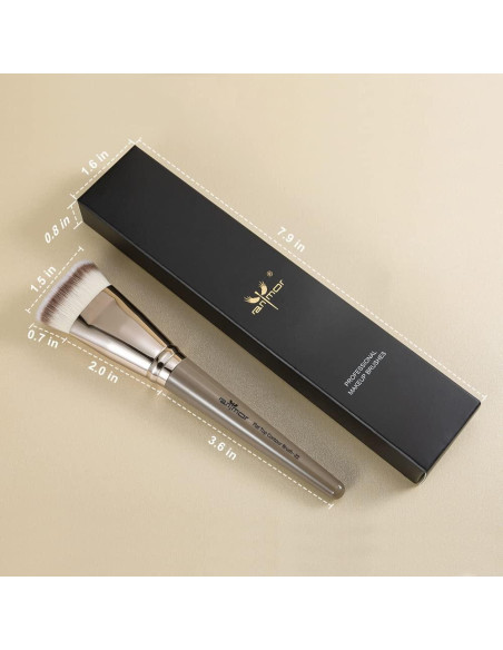 Brocha de Contorno Anmor Plana Profesional para Maquillaje