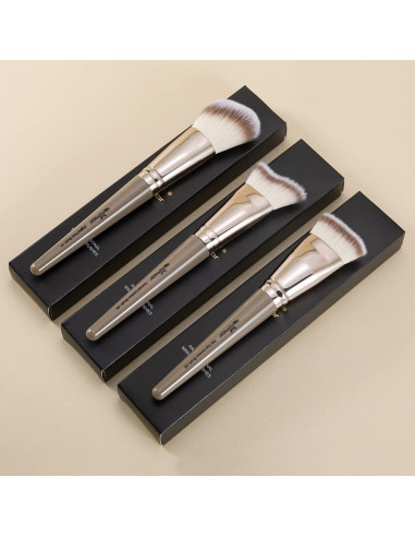 Brocha de Contorno Anmor Plana Profesional para Maquillaje