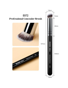 Brocha Corrector Angulada EIGSHOW Cerdas Sintéticas Veganas 2