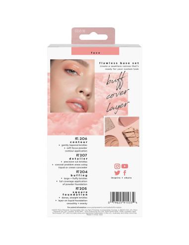 Set de Brochas Maquillaje Real Techniques 5 Piezas