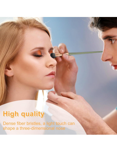 2 Brochas de Contorno de Nariz QfwdfcTrenz Anguladas