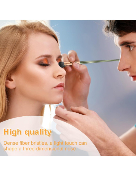 2 Brochas de Contorno de Nariz QfwdfcTrenz Anguladas