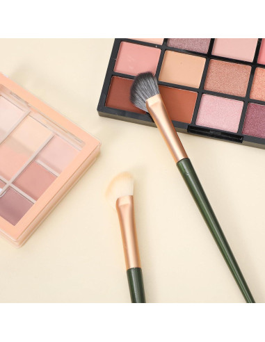 2 Brochas de Contorno de Nariz QfwdfcTrenz Anguladas