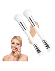 2 Brochas de Contorno de Nariz NQEUEPN Doble Punta 17.5cm