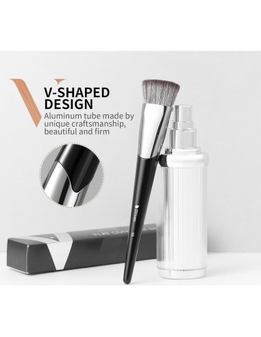 Brocha de Fundación DUcare V10 para Maquillaje Líquido