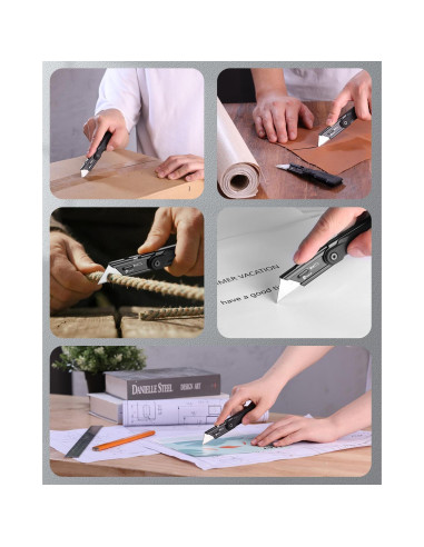 Cuchillos Utilitarios Plegables WORKPRO 3 Piezas Mango G10