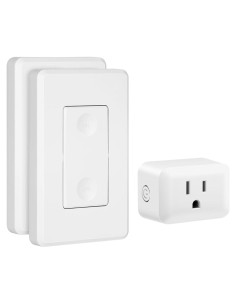 Interruptor de Luz Inalámbrico DEWENWILS con 2 Remotos 30m