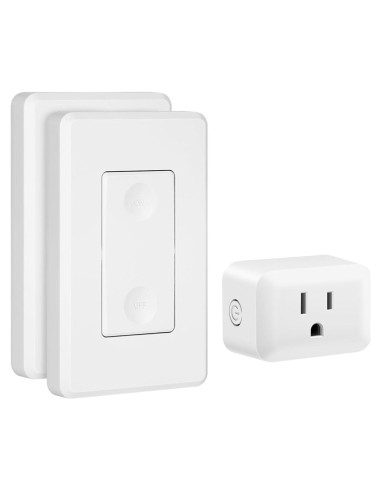 Interruptor de Luz Inalámbrico DEWENWILS con 2 Remotos 30m